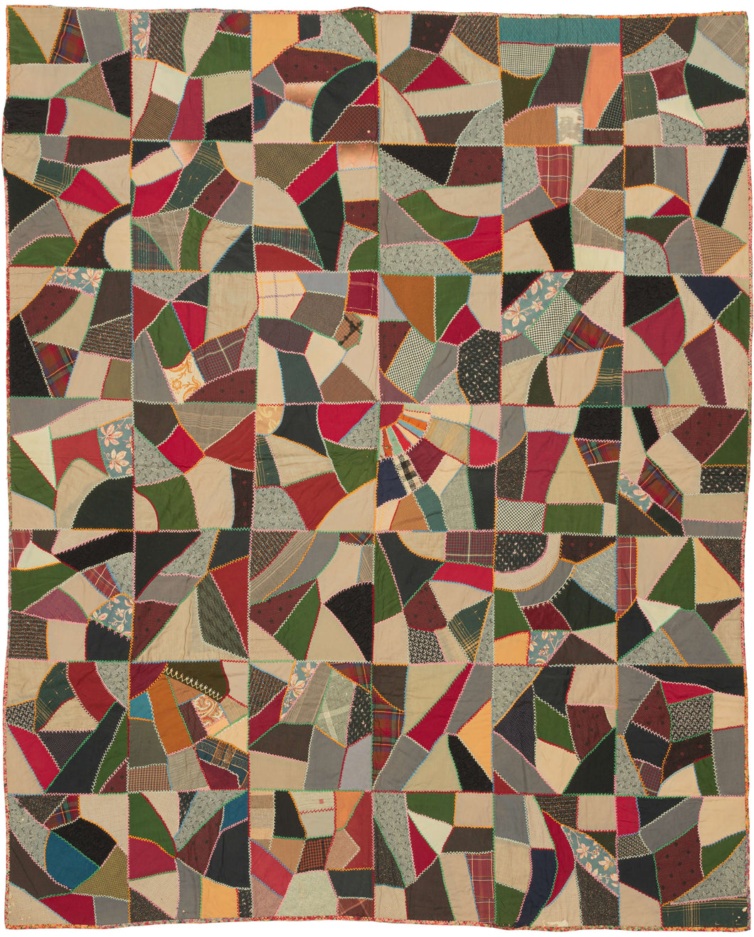 Crazy quilts are so-called