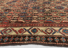 Kurdish Lattice Rug - 3’8 x 7’5