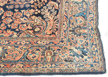 Blue Sarouk Rug - 6’2 x 8’9