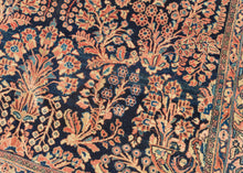 Blue Sarouk Rug - 6’2 x 8’9