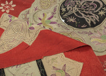 19th Century Ottoman Felt Embroidery - 4'2 x 5'9