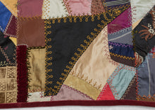 Antique "1896" Crazy Quilt - 5'6 x 6'8