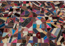 Antique "1896" Crazy Quilt - 5'6 x 6'8