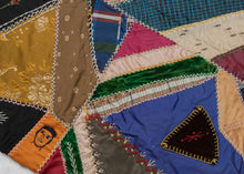 Antique Crazy Quilt by "Mary Elizabeth Ward" - 4'5 x 5'4