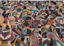 Antique Crazy Quilt by "Mary Elizabeth Ward" - 4'5 x 5'4