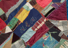 Antique Crazy Quilt - 4'7 x 4'10