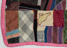 Antique Crazy Quilt - 4'7 x 4'10