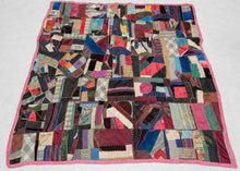 Antique Crazy Quilt - 4'7 x 4'10
