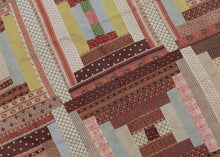 Antique Log Cabin Quilt - 3'3 x 3'4