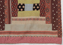 Antique Log Cabin Quilt - 3'3 x 3'4