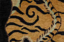 Contemporary Afghan Tiger Rug - 3’2 x 6’5