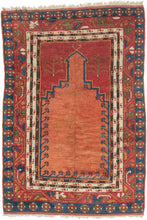 19th Century Central Anatolian Prayer Rug - 3’4 x 5’