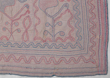 Pink Antique Nakshi Kantha - 2'8 x 3'10