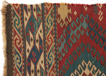 Antique Shahsavan Mafrash Fragment - 1’4 x 1'4