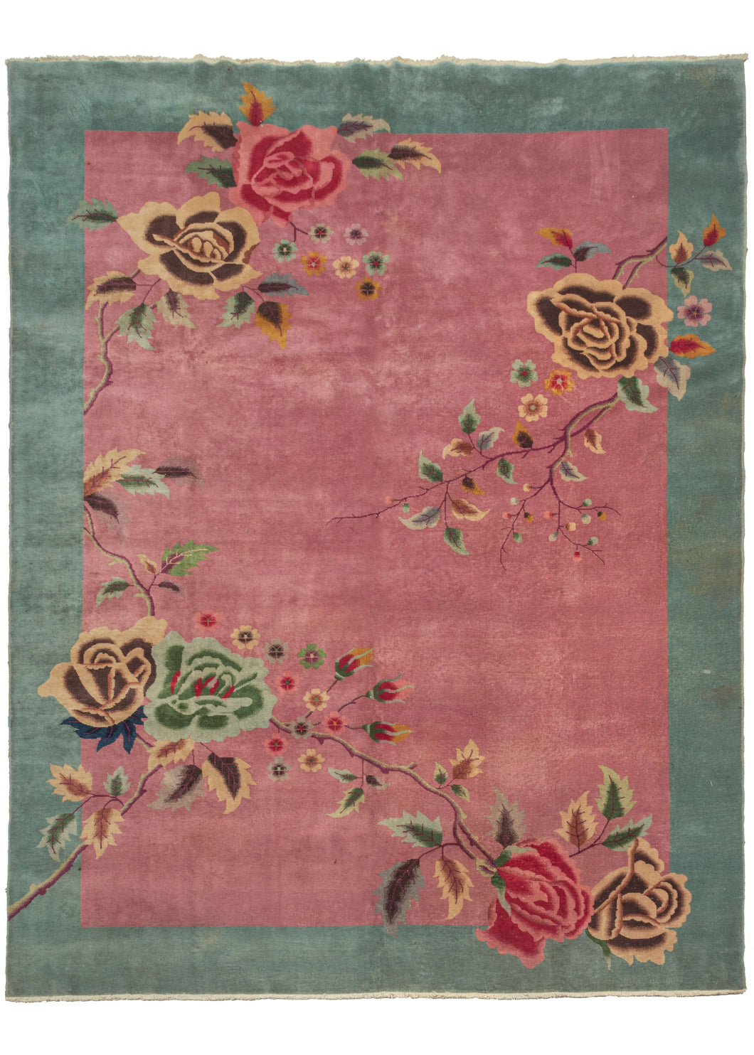 Chinese Art Deco Rug - 9' x 11'9