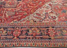 Vibrant Heriz Rug - 9'4 x 12'1