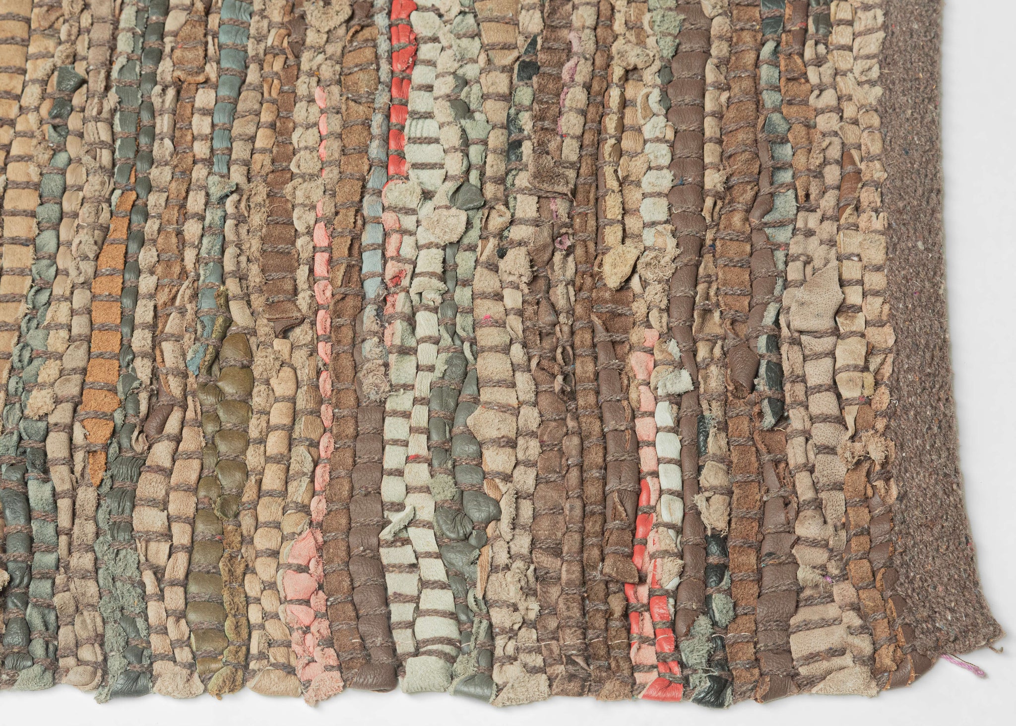 Leather Rag Rug - 2’5 x 4’5 – HEIRLOOM