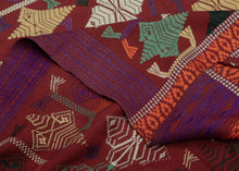 Mid Century Balinese Weft Brocade - 2’8 x 4’2