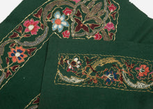 Antique Kashmiri Uncut Slipper Tops - 11" x 1’2
