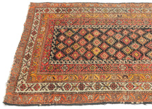 Mid Century Kurdish Rug - 2’11 x 4’9