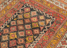 Mid Century Kurdish Rug - 2’11 x 4’9