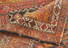 Mid Century Kurdish Rug - 2’11 x 4’9