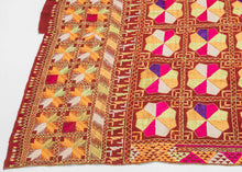 Punjabi Phulkari Shawl  - 4’1 x 6’11