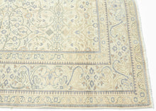 Kayseri cloud This rug features a refined and airy all over floral pattern on a soft washed out field with a cloud like vibe. The delicate detailing in muted tones of cream, beige, gold and pale blue creates an understated elegance while the subtle contrast and harmonious palette make it exceptionally versatile for a range of interiors.