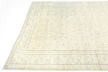 Kayseri cloud This rug features a refined and airy all over floral pattern on a soft washed out field with a cloud like vibe. The delicate detailing in muted tones of cream, beige, gold and pale blue creates an understated elegance while the subtle contrast and harmonious palette make it exceptionally versatile for a range of interiors.