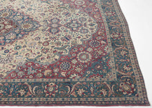 Antique Silk & Wool Tehrani Rug - 6’8 x 9’10