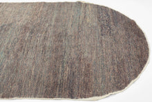 Oval Chinese Rug with Recycled Yarn - 4’1 x 6'10