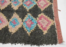 Vintage Moroccan Boucherouite Rug - 3'2 x 6'3
