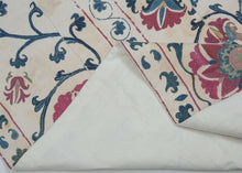 Antique Ivory Nurata Suzani - 5'2 x 7’