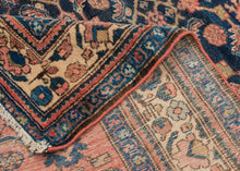 Navy Hamadan Rug - 5'2 x 6'2