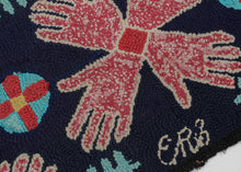 WPA Southwestern Hooked Rug - 2' x 3'2