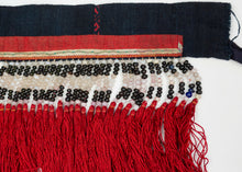 Red Dao Back Collar with Red Silk Streamers
  - 1'3 x 10"