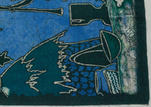 Vintage West African Batik - 1'10 x 2'2
