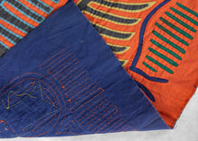 Bird with Fish Guna Mola Cloth - 1'3 x 1'5