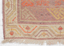 Faded Antique Khotan Rug - 4'7 x 9'2