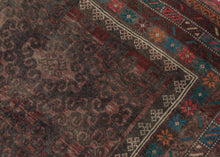Mid Century Mashwani Baluch Rug - 3'10 x 6'6