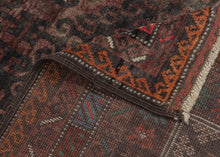 Mid Century Mashwani Baluch Rug - 3'10 x 6'6