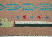 Mid Century Yei Navajo Rug - 2'1 x 3'4