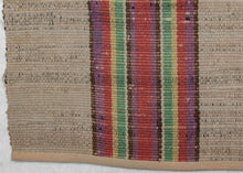 Antique American Rag Rug - 3'1 x 12'9