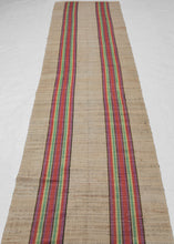 Antique American Rag Rug - 3'1 x 12'9