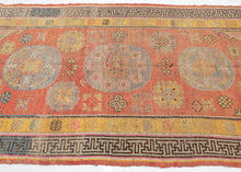 Colorful Khotan Rug - 4'4 x 8'