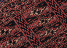 Tekke Turkmen Torba - 1’2 x 3’1
