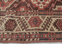 Antique Yomud Turkmen Rug - 6'6 x 10'10