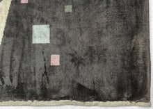 Abstract Mid Century Silk Deco - 4'6 x 7'4