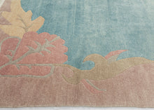 Vintage Pastel Tibetan Rug - 8' x 9'3