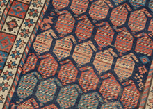 Antique Kurdish Boteh Runner - 3'9 x 10'